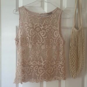 Forever 21 Sheer Chic Tank